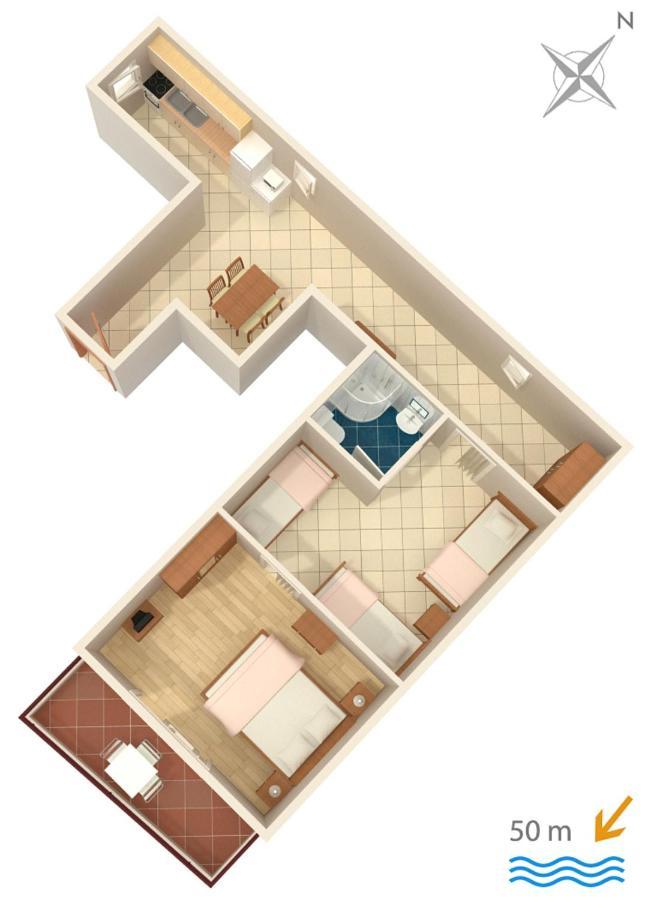 Apartments By The Sea Promajna, Makarska - 2673 Ngoại thất bức ảnh